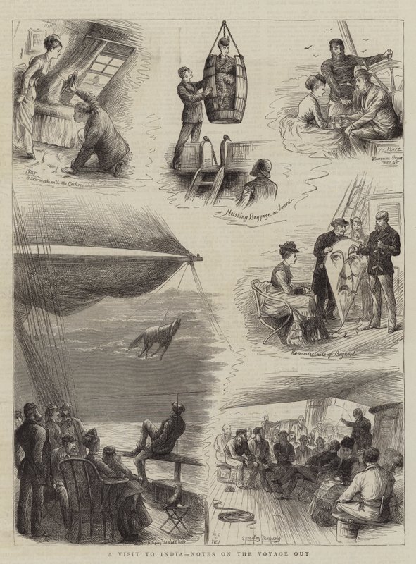 Vierailu Intiassa, Notes on Voyage Out tekijältä William Ralston