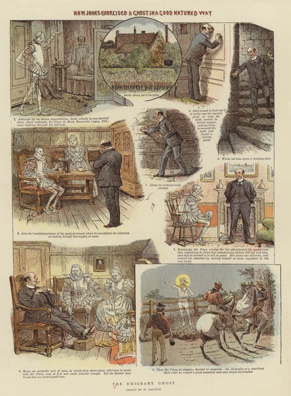 Emigrant Ghost (chromolitho) tekijältä William Ralston