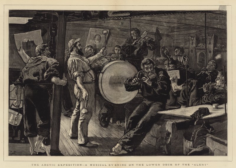 Arctic Expedition, musiikki-ilta Hälytyksen alemmalla kannella tekijältä William Small