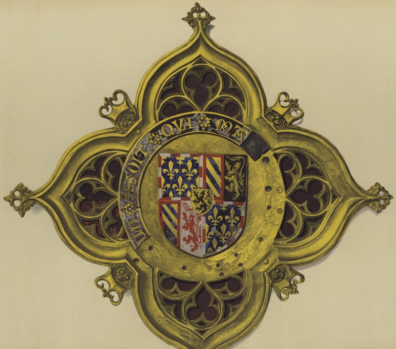 Kaarle Rohkea, Burgundin herttua, n. 1469-1476-7 (chromolitho) tekijältä William St John Hope