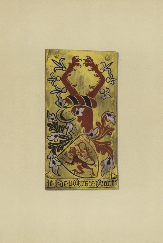 Sir Edward Cherleton, Lord Cherleton of Powys, 1406-7-1420 (chromolitho) tekijältä William St John Hope