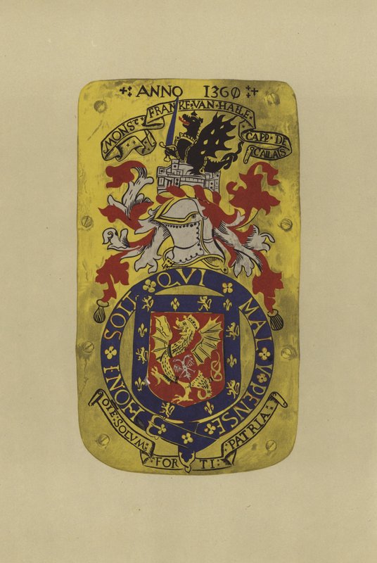 Sir Frank van Hale, n. 1359-c 1376 (chromolitho) tekijältä William St John Hope