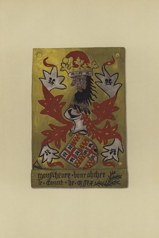 Sir Henry Bourchier, lordi Bourchier, EU:n kreivi ja Essexin kreivi, 1452-1483 (chromolitho) tekijältä William St John Hope