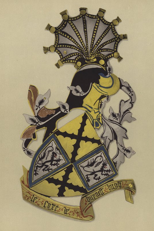 Sir Hugh Burnell, lordi Burnell, 1406-1420 (chromolitho) tekijältä William St John Hope