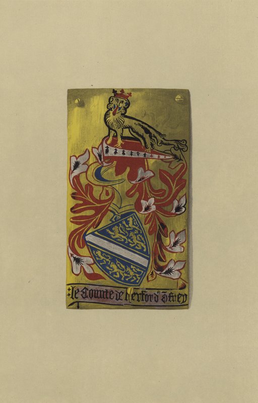 Sir Humphrey de Bohun, Herefordin, Essexin ja Northamptonin kreivi, 1365-1372-3 (chromolitho) tekijältä William St John Hope