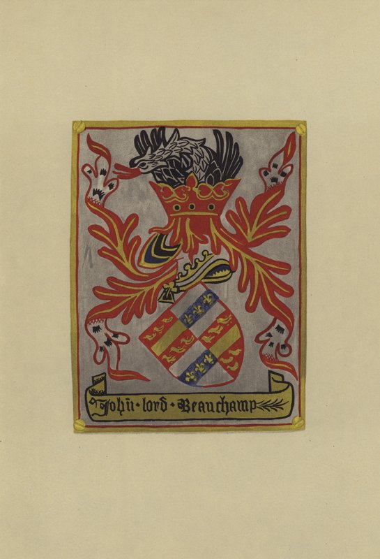 Sir John Beauchamp, lordi Beauchamp of Powyk, 1445-1475 (chromolitho) tekijältä William St John Hope