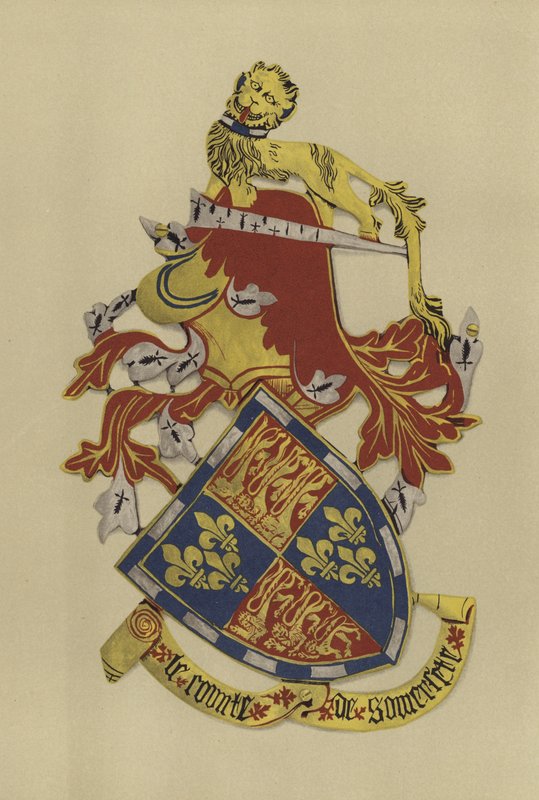 Sir John Beaufort, Somersetin kreivi, 1397-1410 (chromolitho) tekijältä William St John Hope