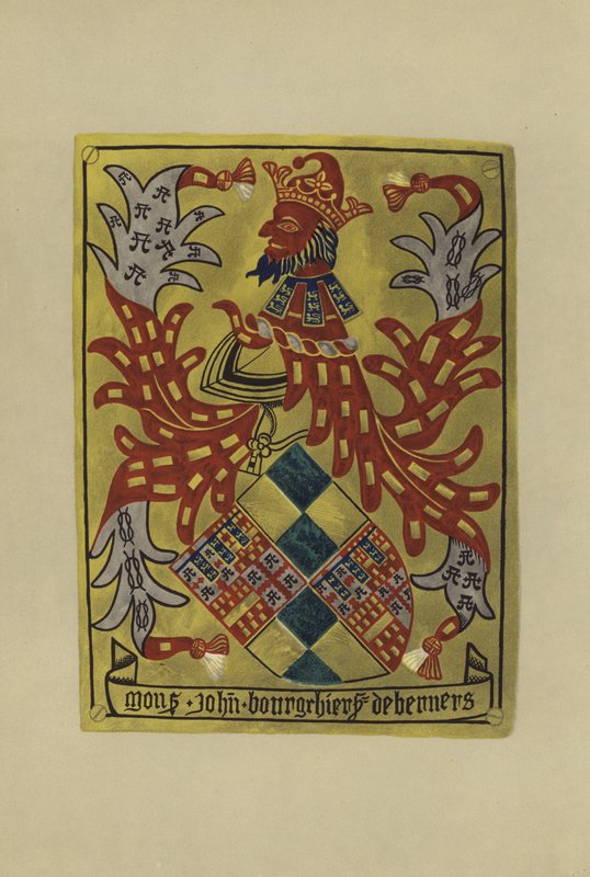 Sir John Bourchier, lordi Berners, 1459-1474 (chromolitho) tekijältä William St John Hope