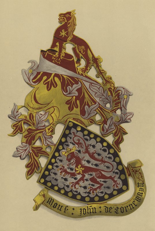 Sir John Cornwall, lordi Fanhope, 1409-10-1443 (chromolitho) tekijältä William St John Hope