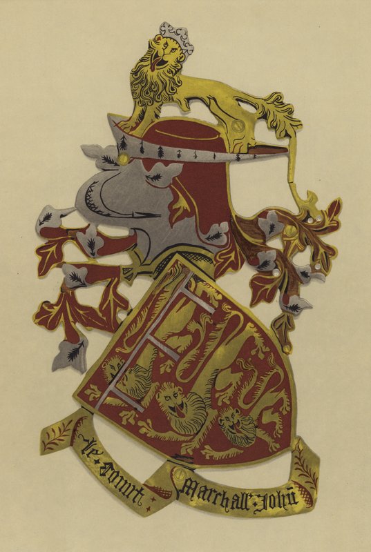 Sir John Mowbray, Norfolkin herttua ja jaarlimarsalkka, 1421-1432 (chromolitho) tekijältä William St John Hope