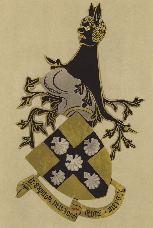 Sir John de Grailly, kapteeni de Buch, 1348-1377 (chromolitho) tekijältä William St John Hope