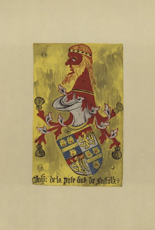 Sir John de la Pole, Suffolkin herttua, n. 1472-1491 (chromolitho) tekijältä William St John Hope