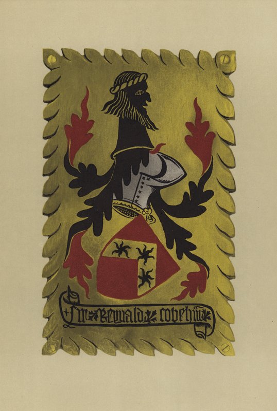 Sir Reginald Cobham, lordi Cobham of Sterborough, n. 1352-1361 (chromolitho) tekijältä William St John Hope