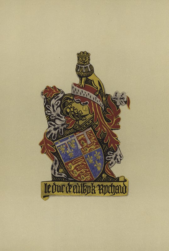 Sir Richard Plantagenet, Yorkin herttua, 1475-1483 (chromolitho) tekijältä William St John Hope