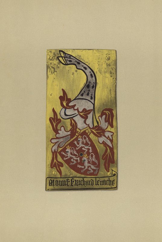 Sir Richard de la Vache, n. 1355-1366 (chromolitho) tekijältä William St John Hope