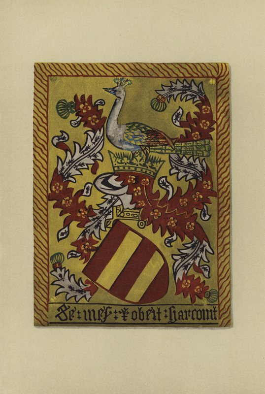 Sir Robert Harcourt, 1461-1470 (chromolitho) tekijältä William St John Hope