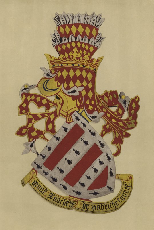Sir Sanchet Dabrichecourt, 1348-c 1360 (chromolitho) tekijältä William St John Hope