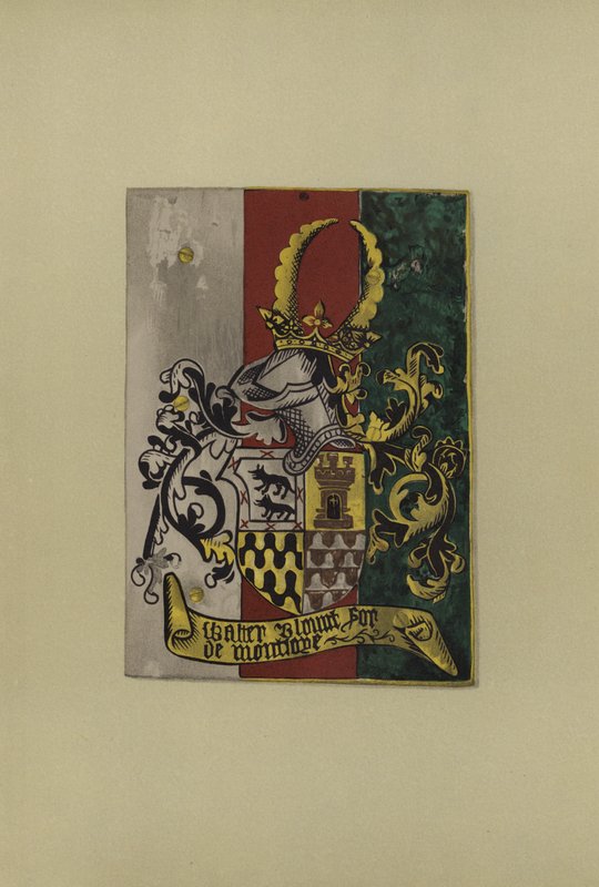 Sir Walter Blount, lordi Mountjoy, 1472-1474 (chromolitho) tekijältä William St John Hope