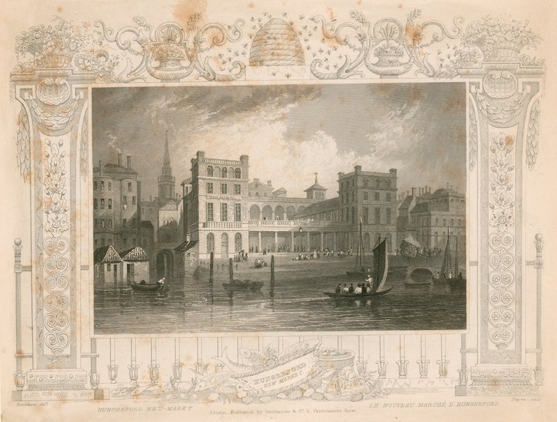 New Hungerford Market, Lontoo tekijältä William Tombleson