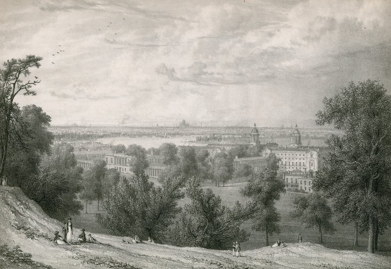 Näkymä Greenwichiin, Lontooseen tekijältä William Westall