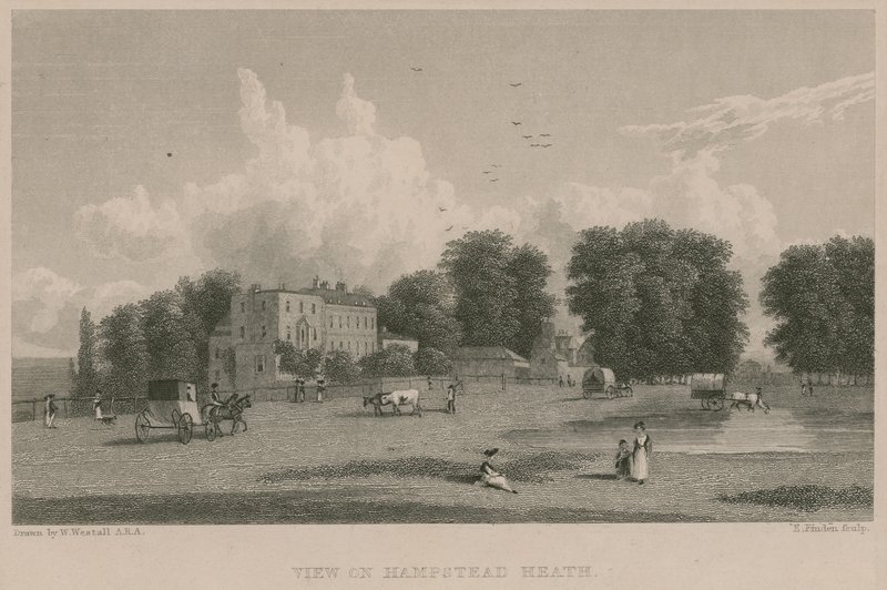 Näkymä Hampstead Heathille tekijältä William Westall