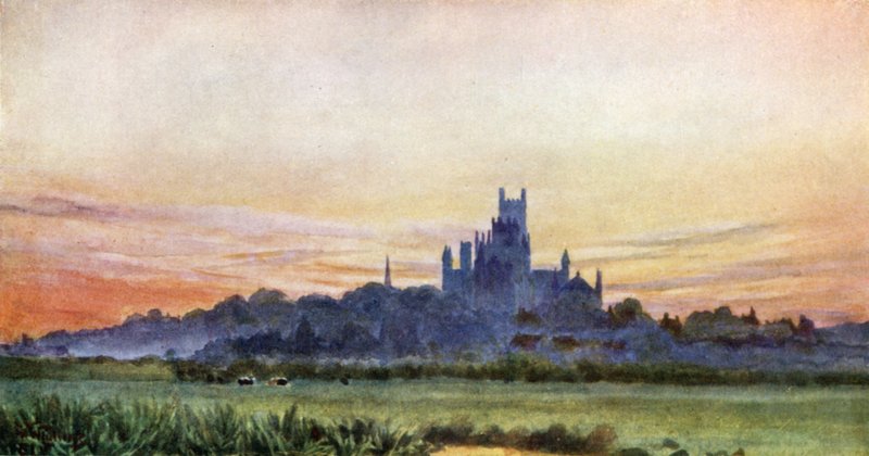 Ely suoista (väri litho) tekijältä William Wiehe Collins