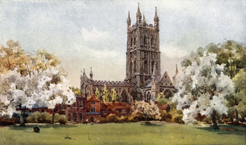 Gloucester Paddockista (väri litho) tekijältä William Wiehe Collins