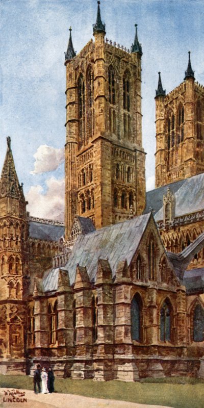 Lincoln, länsitornit (väri litho) tekijältä William Wiehe Collins