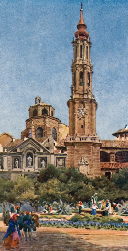Saragossa, La Seo (värijäsenet) tekijältä William Wiehe Collins