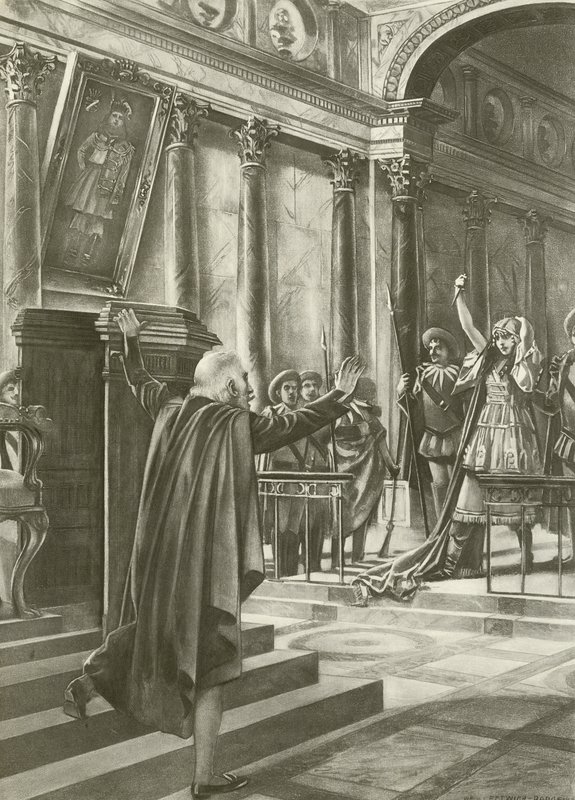 Boheemi tyttö, näytös II kohtaus iv (syväpaino) tekijältä William de Leftwich Dodge