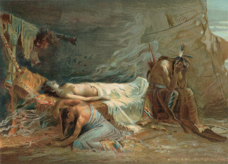 Minnehahan kuolema tekijältä William de Leftwich Dodge