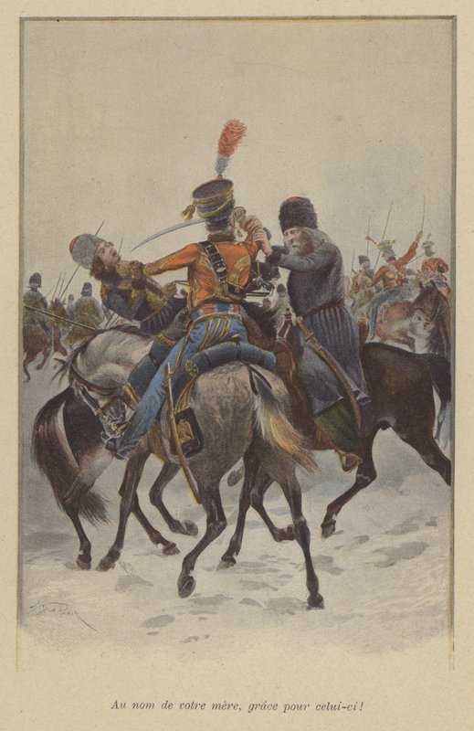Ratsuväen taistelu Napoleonin hyökkäyksen aikana Venäjälle, 1812 tekijältä after Paris