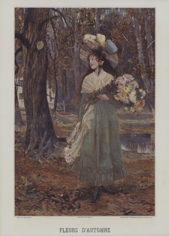 Fleurs dAutomne (Syksyn kukat) tekijältä after Aime Nicolas Morot