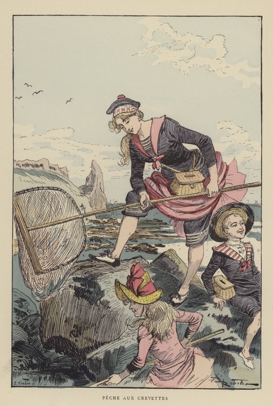 Katkaravun kalastus tekijältä after Albert Robida