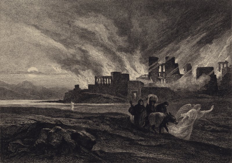 Sodoman tuho tekijältä after Albert Robida