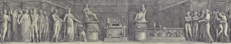 Ranska kutsuu Napoleonin keisarin valtaistuimelle tekijältä after Andrea Appiani the Elder