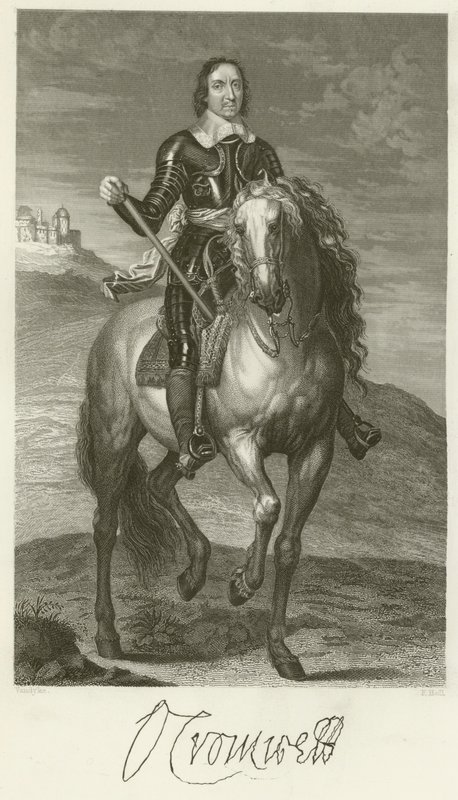 Oliver Cromwell tekijältä after Anthony van Dyck