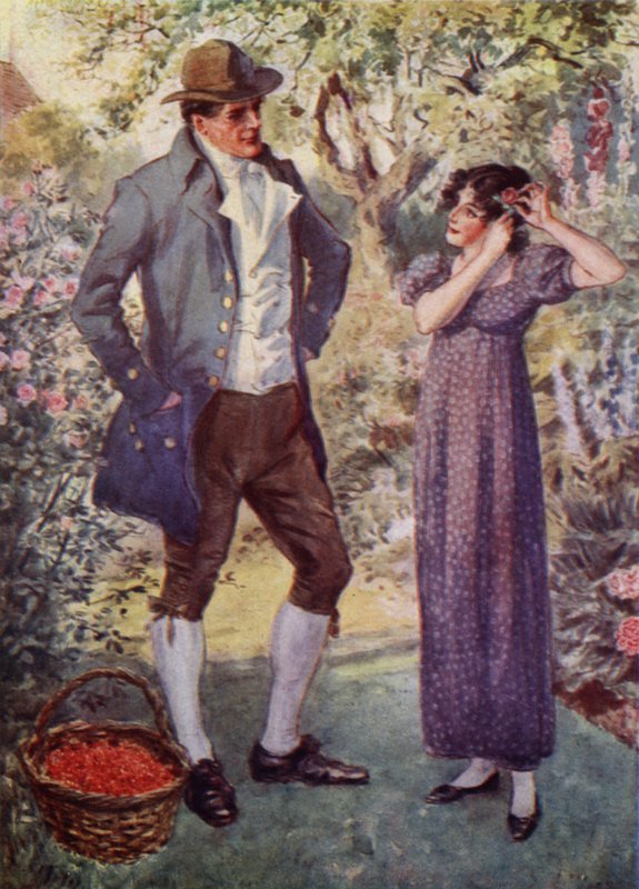 Adam Bede antaa ruusun Hettylle tekijältä after Charles Edmund Brock