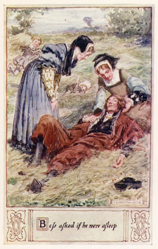 Bess kysyi, oliko hän unessa tekijältä after Charles Edmund Brock