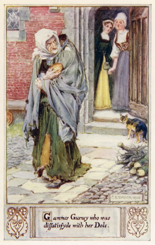 Pelimies Gurney, joka oli tyytymätön Doleen tekijältä after Charles Edmund Brock