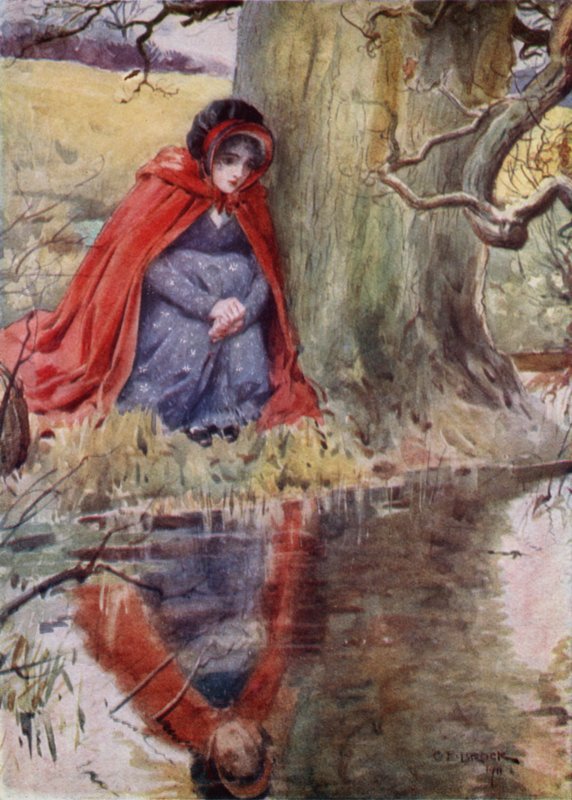 Hetty Sorrel uima-altaalla tekijältä after Charles Edmund Brock