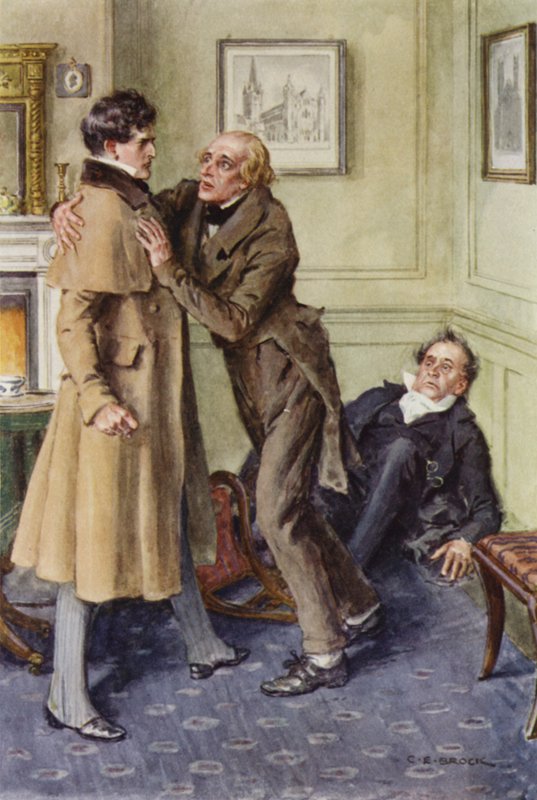 Kuvitus Martin Chuzzlewitille tekijältä after Charles Edmund Brock