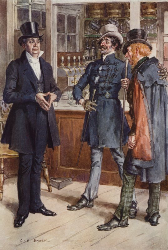 Kuvitus Martin Chuzzlewitille tekijältä after Charles Edmund Brock