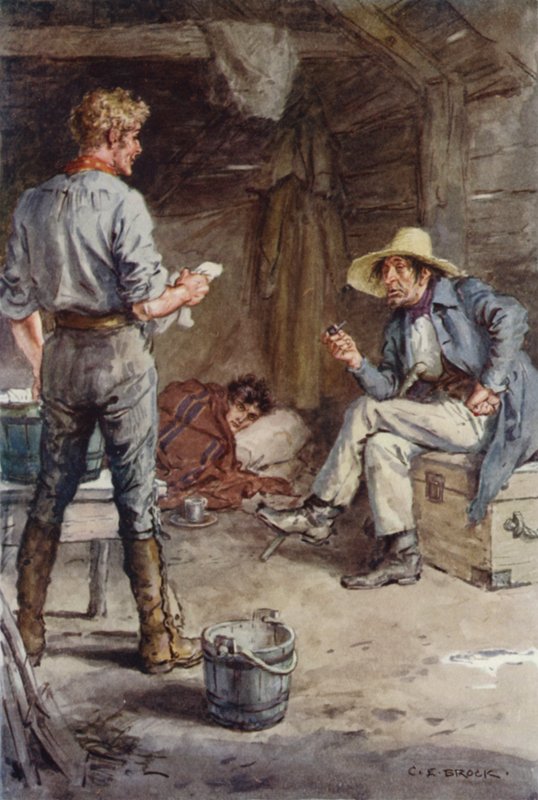 Kuvitus Martin Chuzzlewitille tekijältä after Charles Edmund Brock