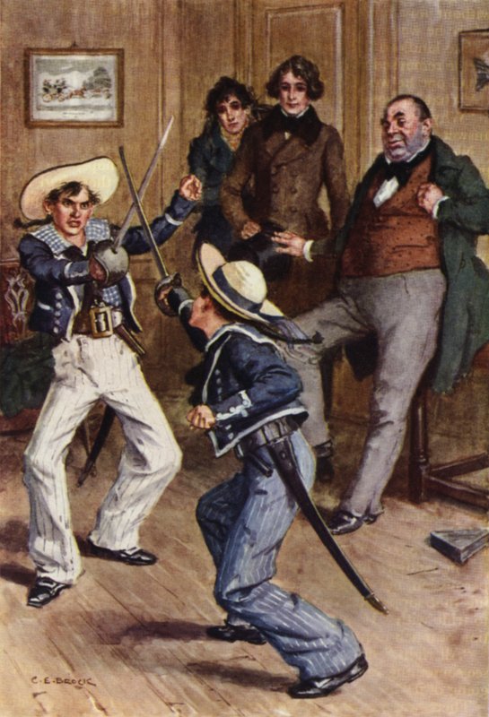 Kuvitus Nicholas Nicklebylle tekijältä after Charles Edmund Brock