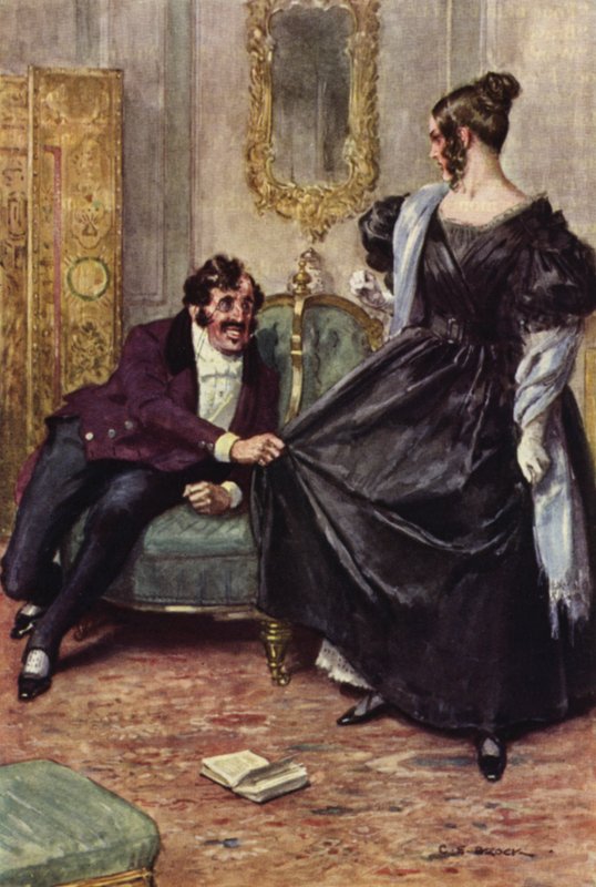 Kuvitus Nicholas Nicklebylle tekijältä after Charles Edmund Brock