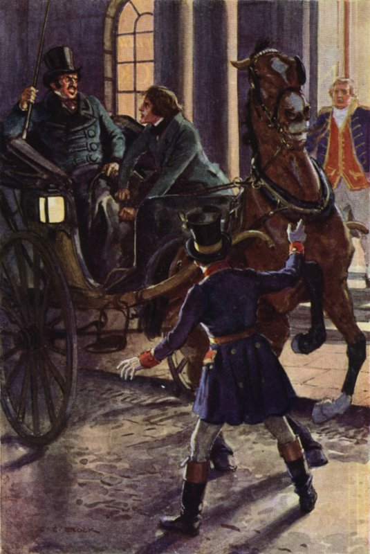 Kuvitus Nicholas Nicklebylle tekijältä after Charles Edmund Brock