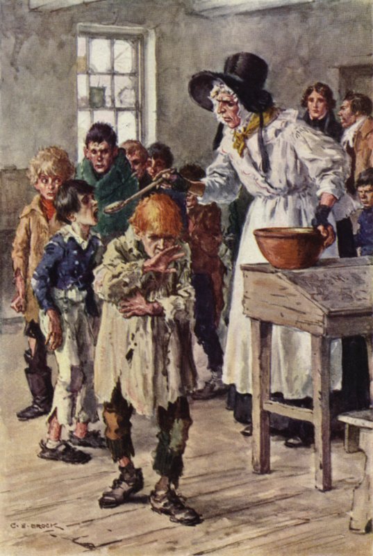 Kuvitus Nicholas Nicklebylle tekijältä after Charles Edmund Brock