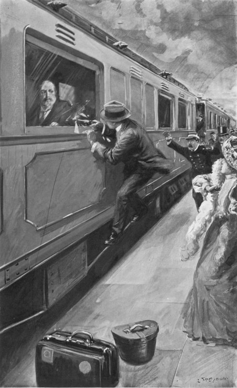 Sipidosin hyökkäys kuningas Edwardia vastaan Brysselissä 4. huhtikuuta 1900 tekijältä after Charles Mills Sheldon