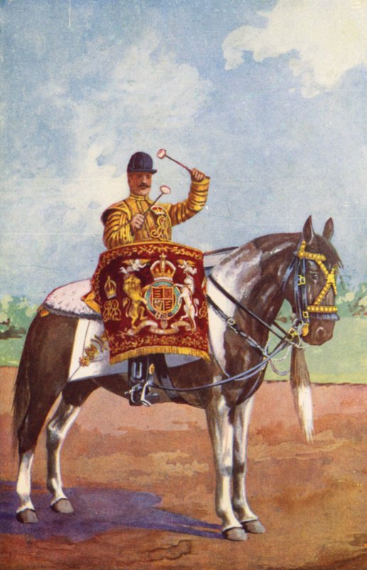 Rumpuhevonen 1st Life Guardista tekijältä after Edgar Alfred Holloway